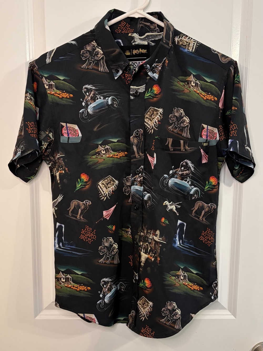 RSVLTS Harry Potter “Yer A Wizard, Harry” Button Up Kunuflex Women's XS